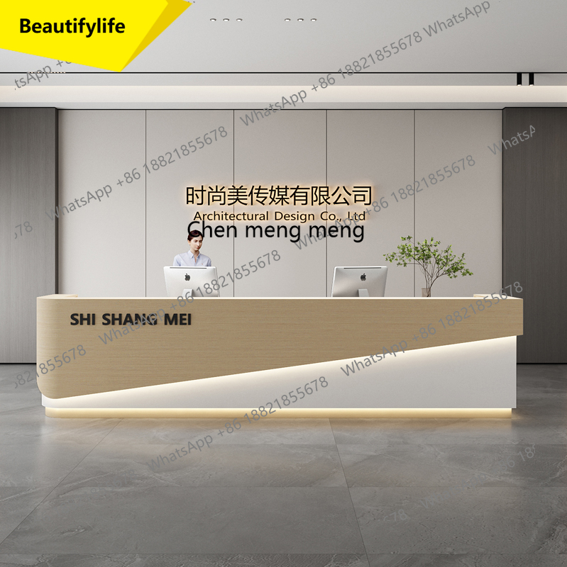 Reception Desk Counter - X188 Lobby de hotel simples e