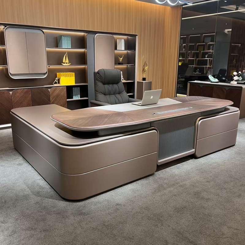 Xh Office Furniture - Conjunto de cadeiras, mesa executiva de