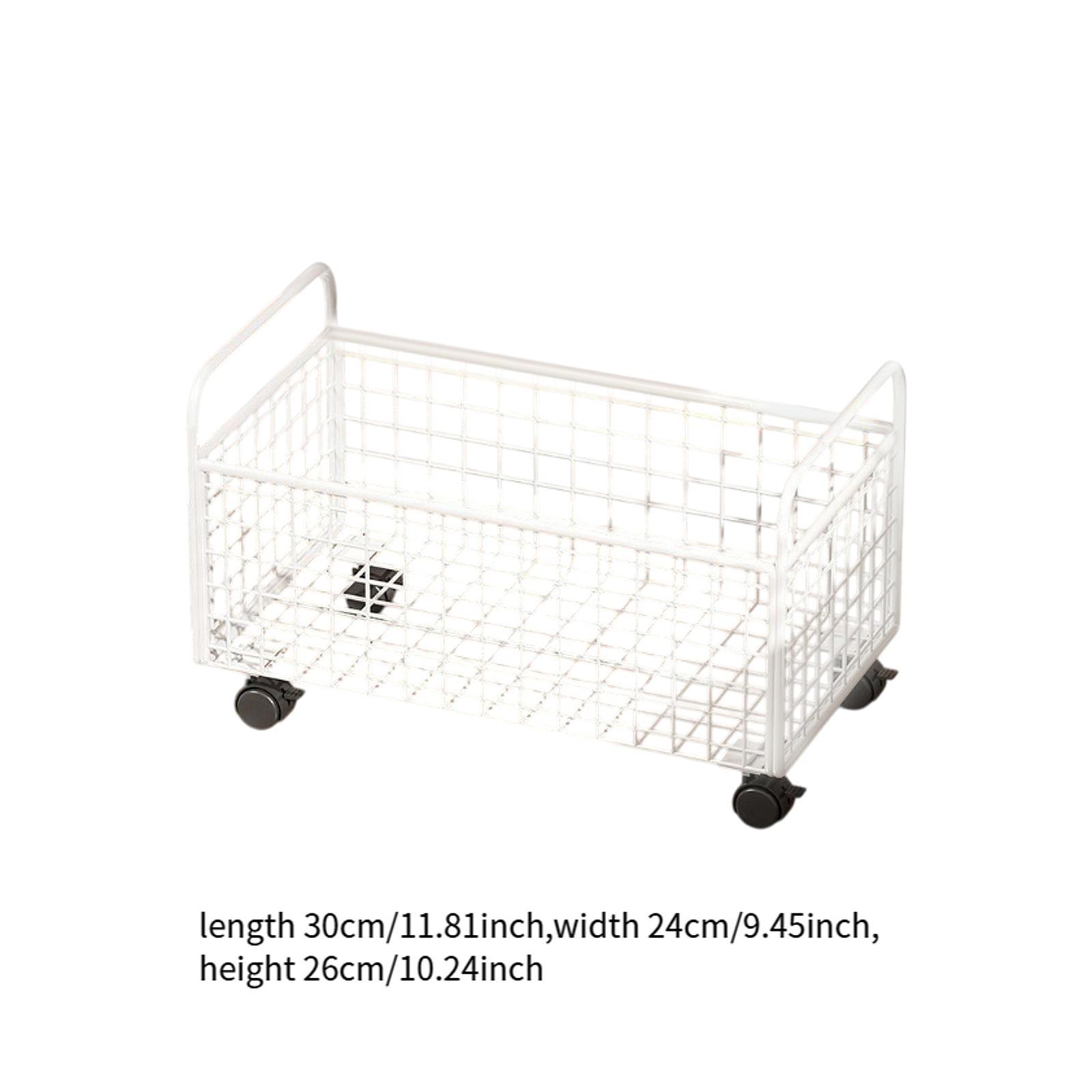 Book Cart Rolling - Carrinho de armazenamento com rodas para