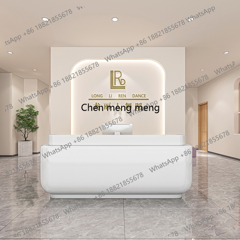 Balcão de Recepção Pintado par - Reception Desk Counter avaliação e preço