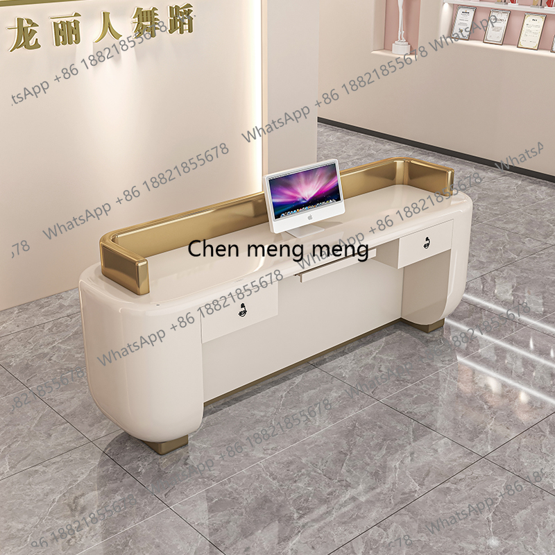 Balcão de Recepção Pintado par - Reception Desk Counter avaliação e preço