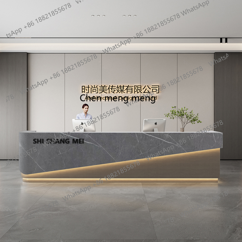 X188 Lobby de hotel simples e  - Reception Desk Counter avaliação e preço