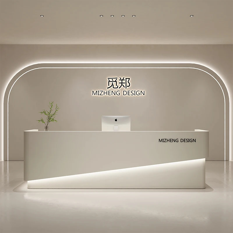 Balcão de Recepção Moderno e S - Reception Desk Counter avaliação e preço