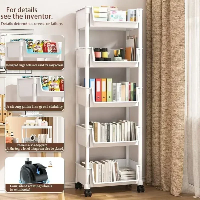 Carrinho de Armazenamento Móve - Book Cart Rolling avaliação e preço