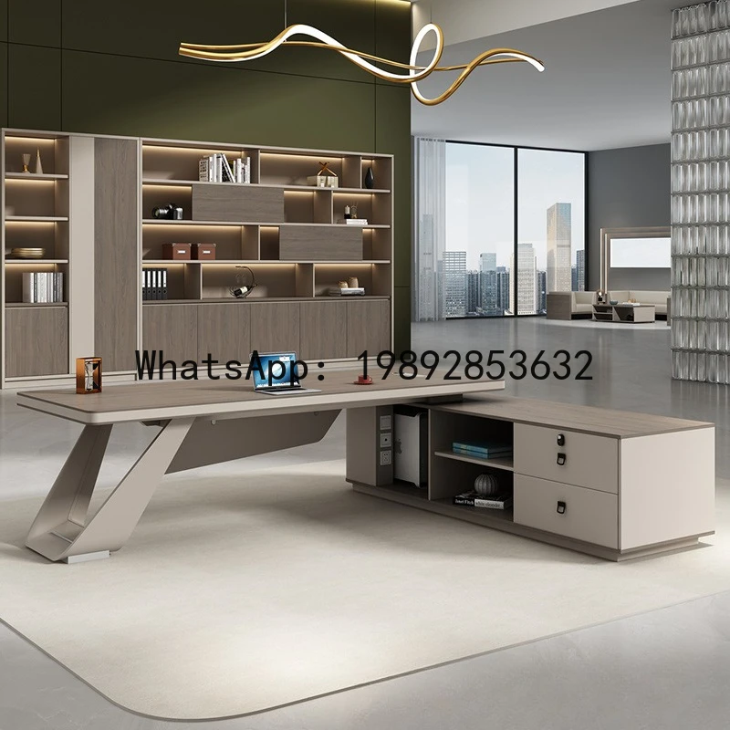 Mesa executiva H5.18, mesa de  - Office Furniture Table avaliação e preço
