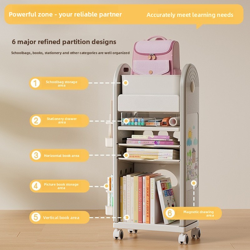 Carrinho Organizador de Mochil - Book Cart Rolling avaliação e preço