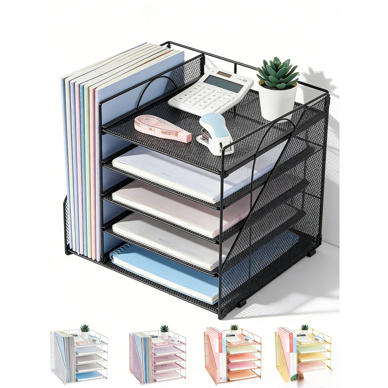 Rack de arquivo de papel de 5  - Binder Storage Box avaliação e preço