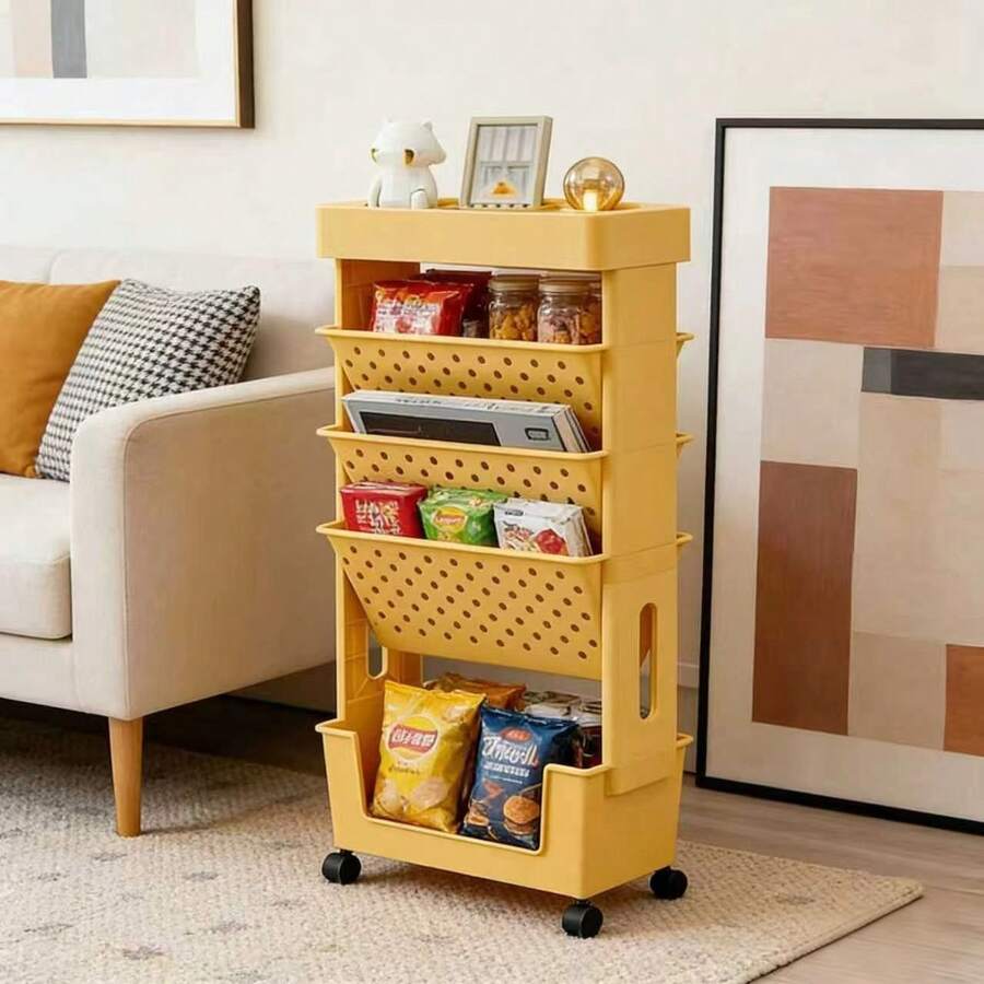 Carrinho de Armazenamento de 5 - Book Cart Rolling avaliação e preço