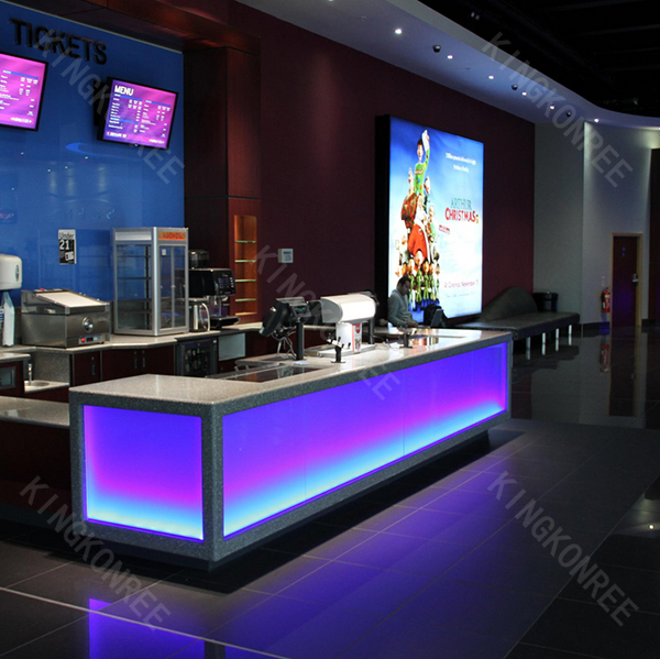 Balcão de Bar LED Translucido  - Reception Desk Counter avaliação e preço