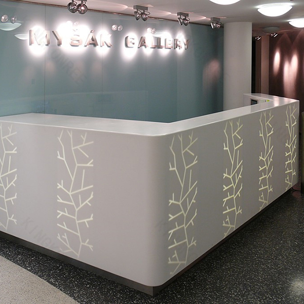 Balcão de Bar LED Translucido  - Reception Desk Counter avaliação e preço