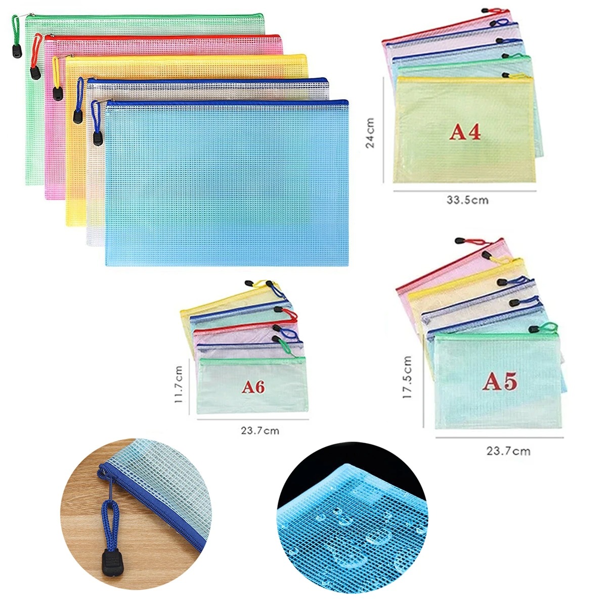 5-100 pces pasta de armazename - Binder Storage Box avaliação e preço