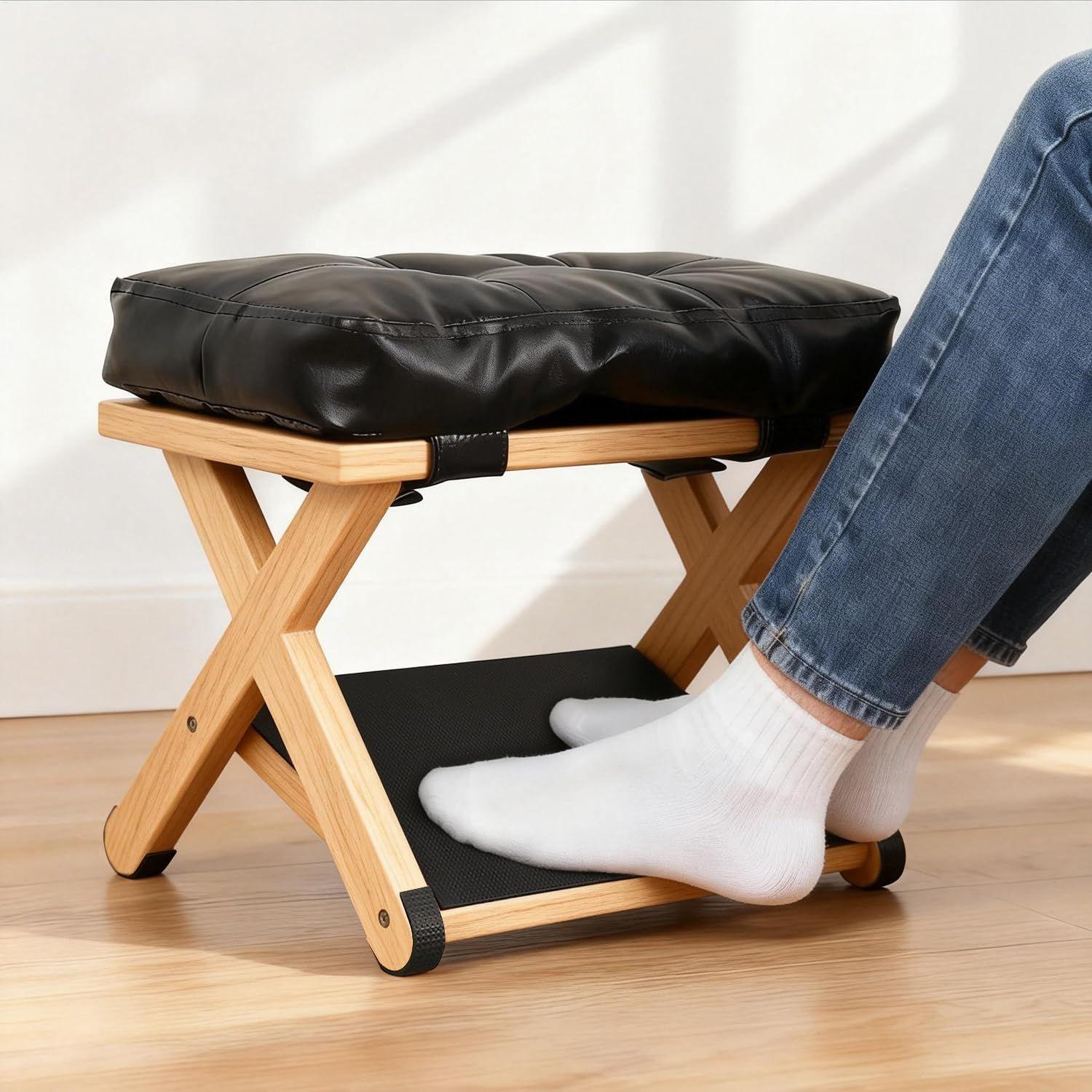 Descanso para os Pés de Madeir - Office Furniture For Sale avaliação e preço